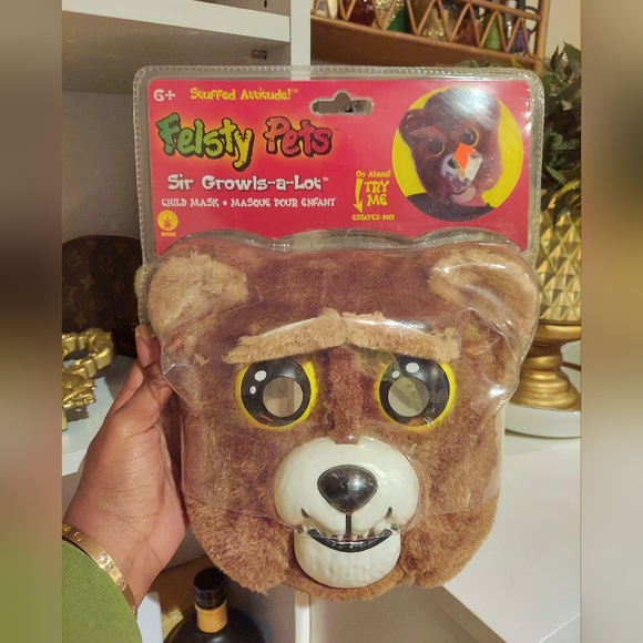 Rubie's Feisty Pets Child's Sir-Growls-A-Lot Mask Halloween Costume - Picture 4 of 6